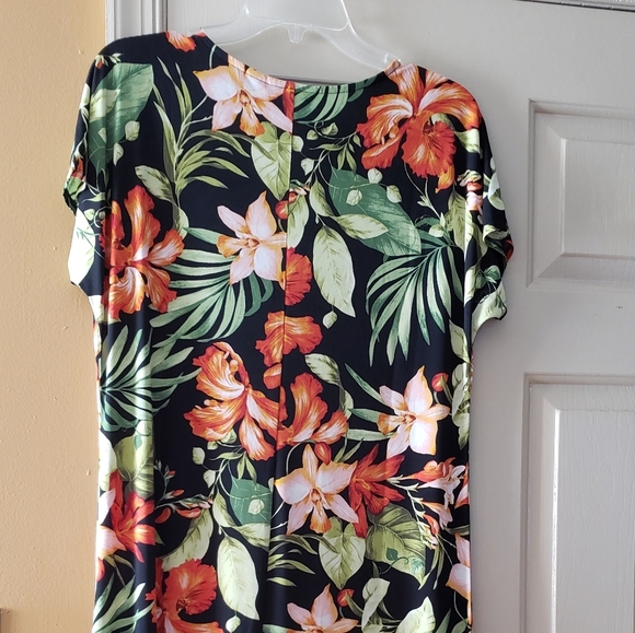 🆕Beautiful tropical print maxi dress - Picture 2 of 7